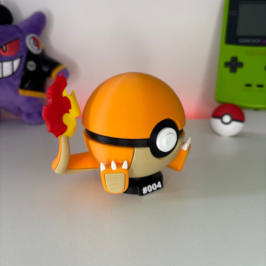 #004 Charmander Pokeball