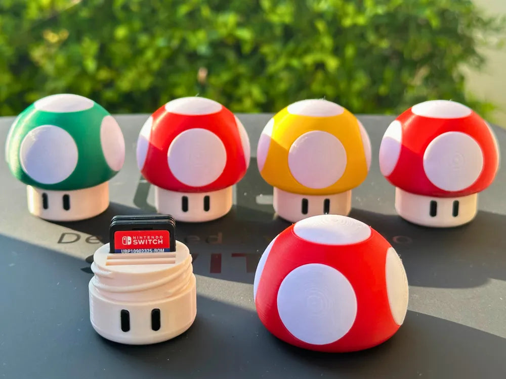 Champiñon Mario para guardar juegos Switch