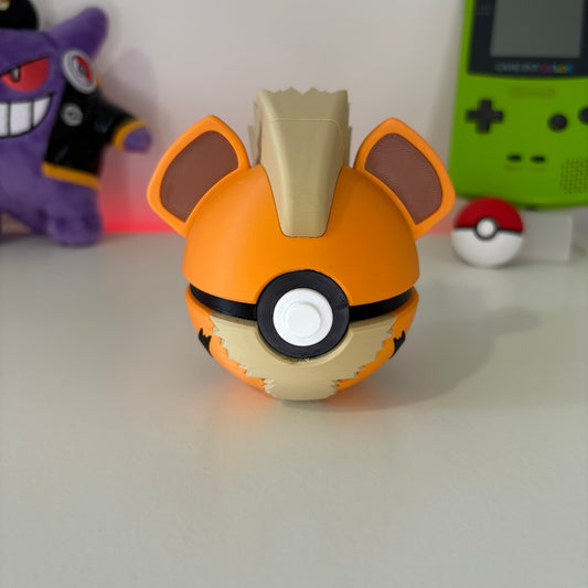 #058 Growlithe Pokeball