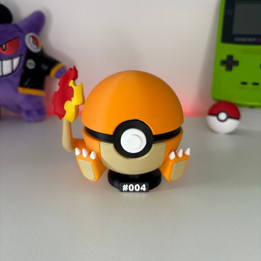 #004 Charmander Pokeball